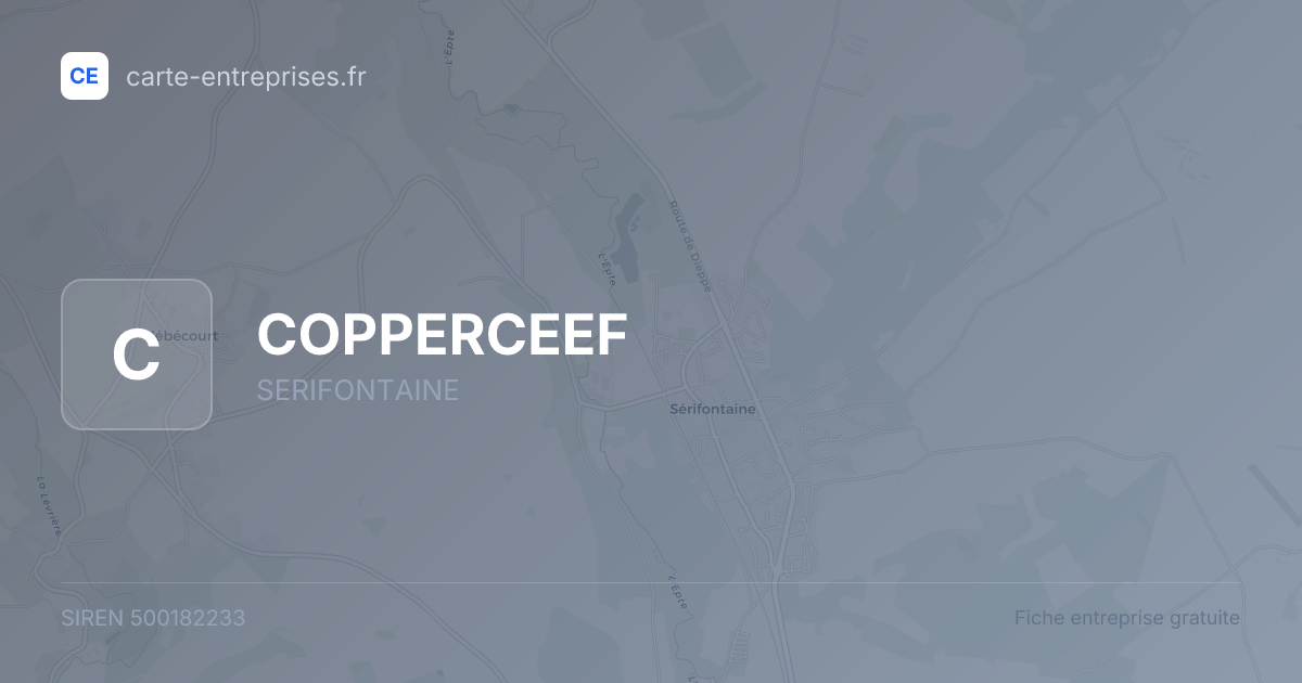COPPERCEEF — 500182233 — fiche entreprise