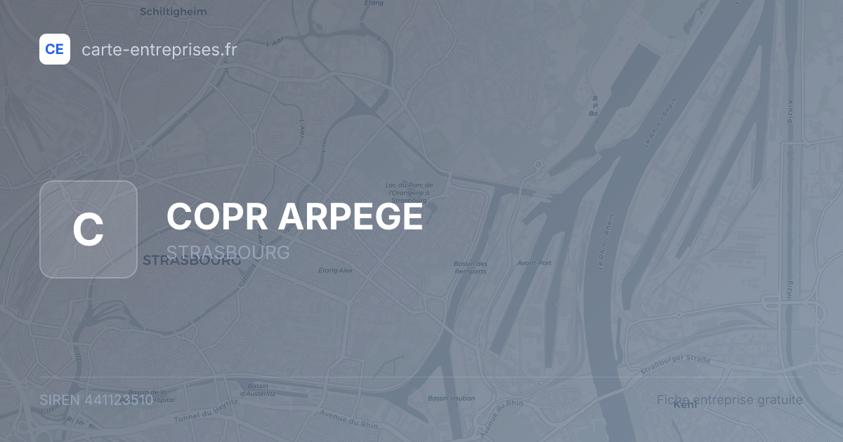 COPR ARPEGE — 441123510 — fiche entreprise
