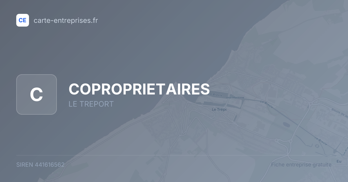 COPROPRIETAIRES — 441616562 — fiche entreprise
