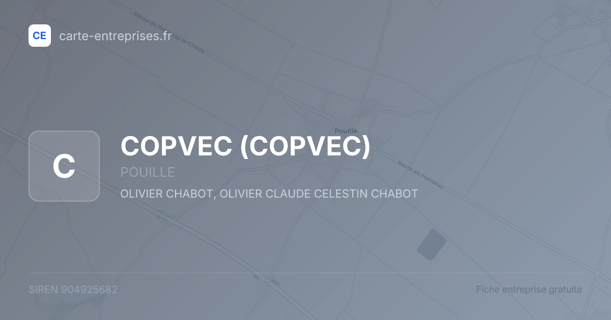 COPVEC — 904925682 — fiche entreprise