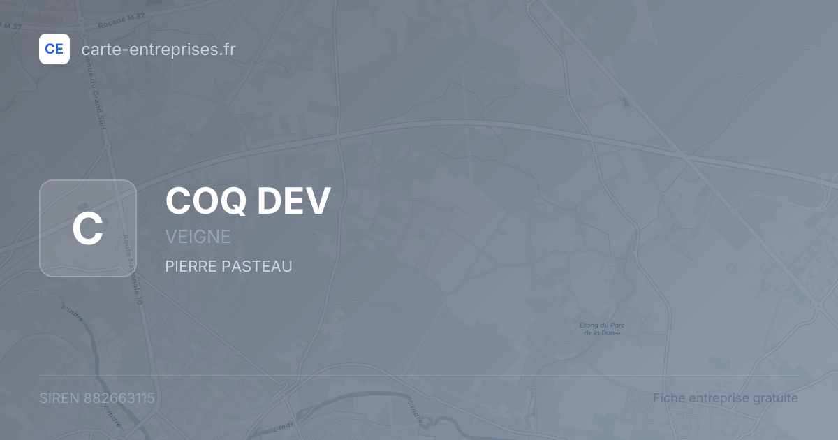 COQ DEV — 882663115 — fiche entreprise
