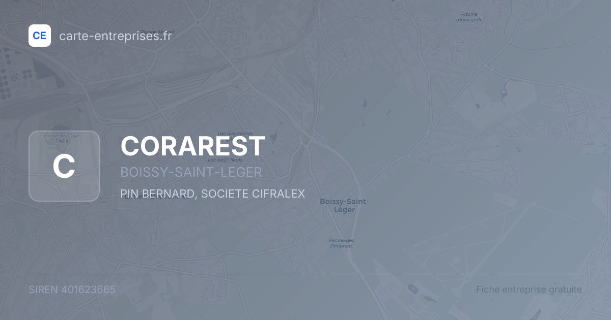 CORAREST — 401623665 — fiche entreprise