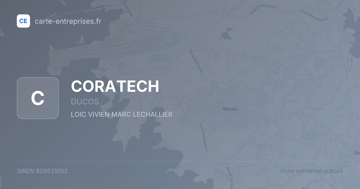 CORATECH — 829531052 — fiche entreprise