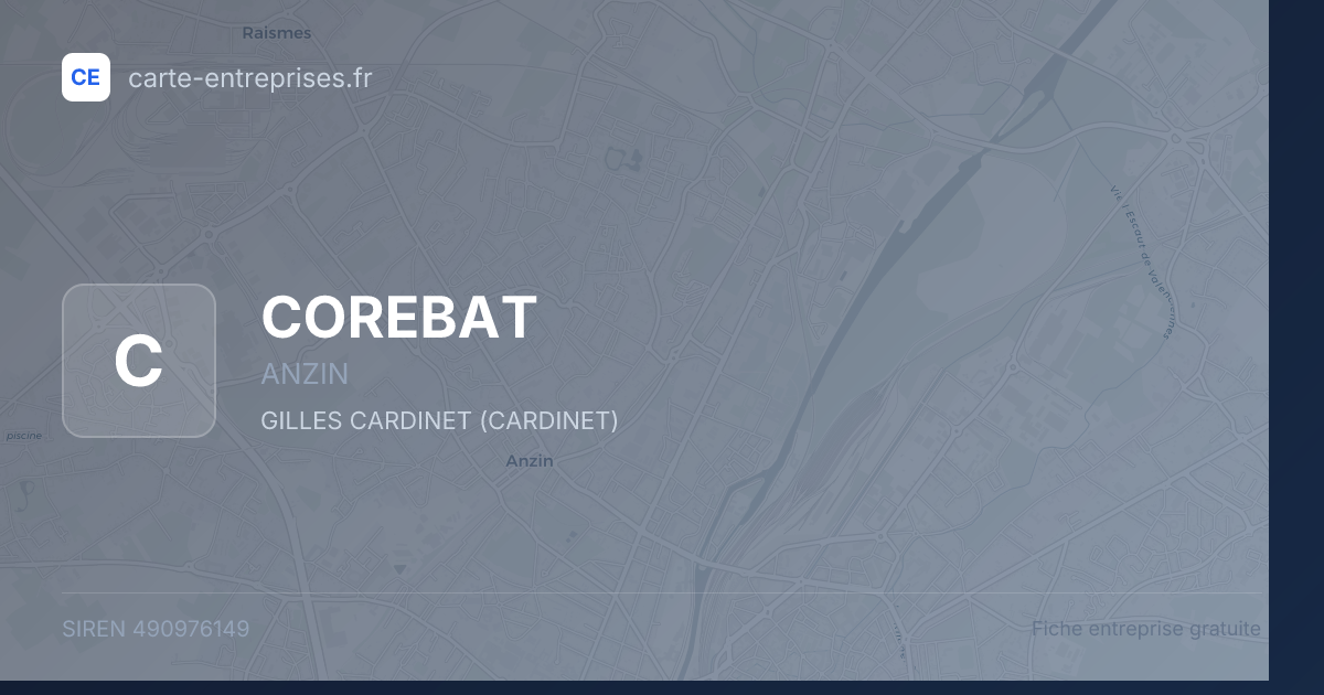 COREBAT — 490976149 — fiche entreprise