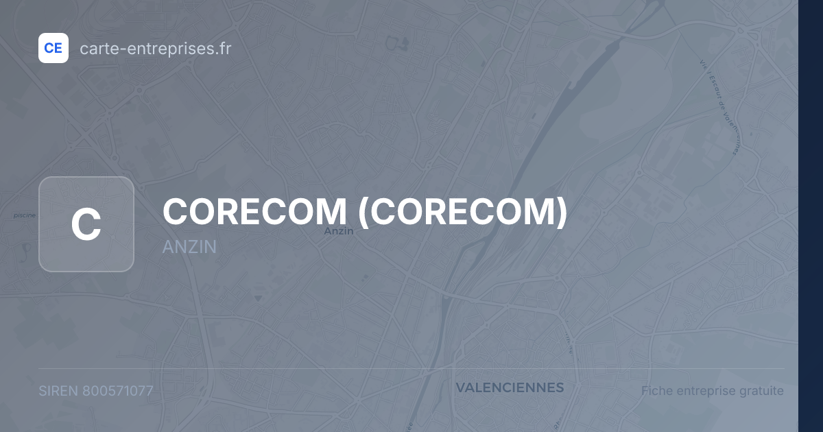 CORECOM — 800571077 — fiche entreprise