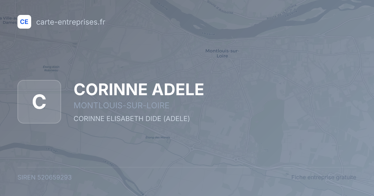 CORINNE ADELE — 520659293 — fiche entreprise