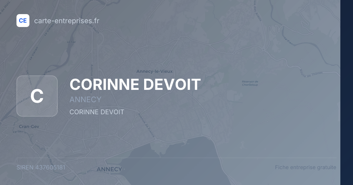 CORINNE DEVOIT — 437605181 — fiche entreprise