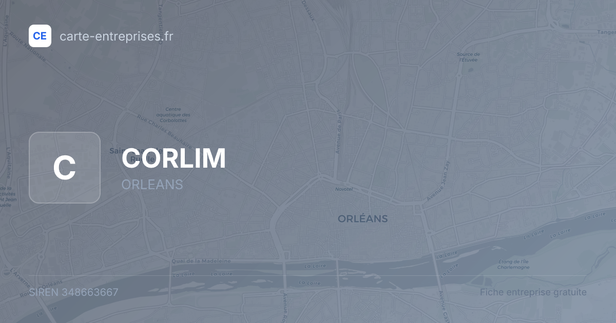 CORLIM — 348663667 — fiche entreprise