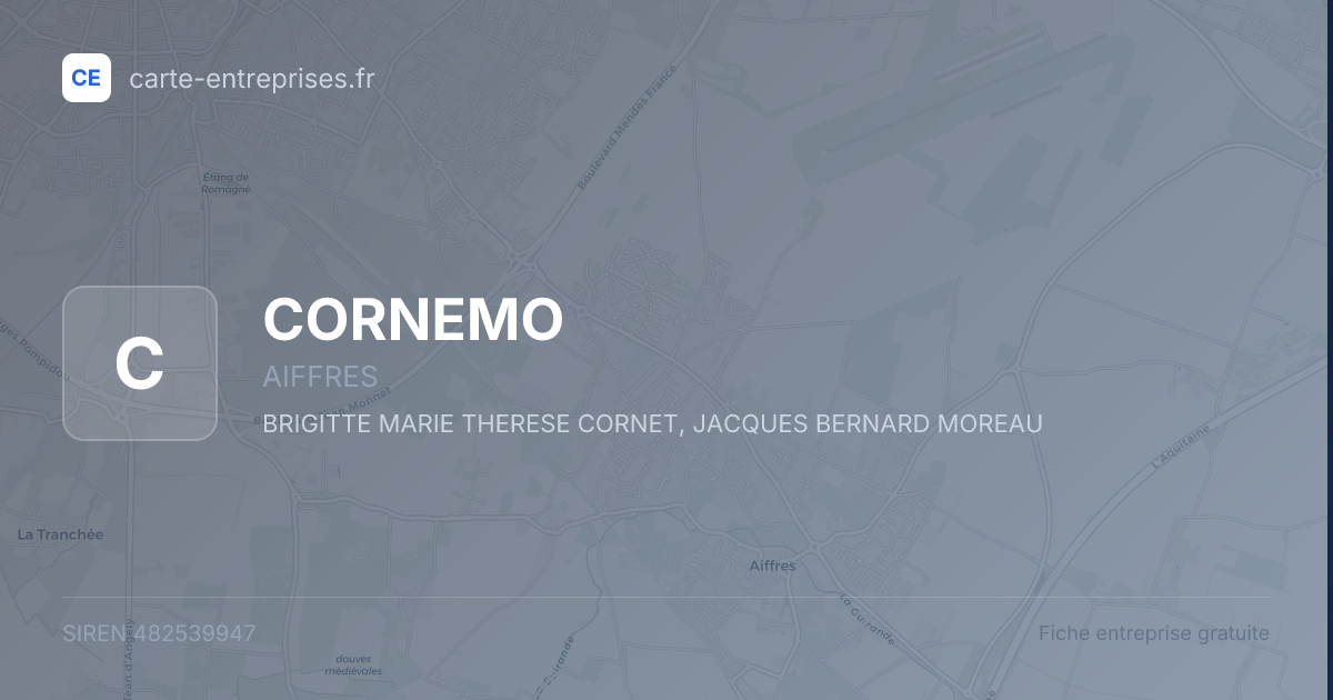 CORNEMO — 482539947 — fiche entreprise