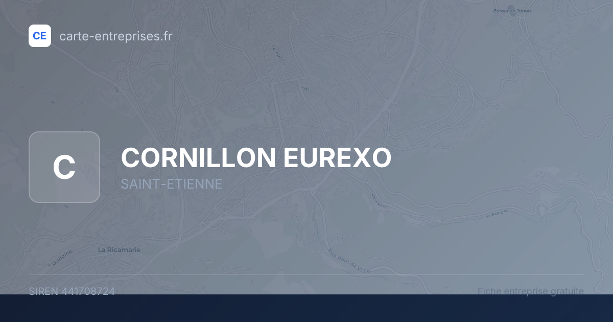 CORNILLON EUREXO — 441708724 — fiche entreprise