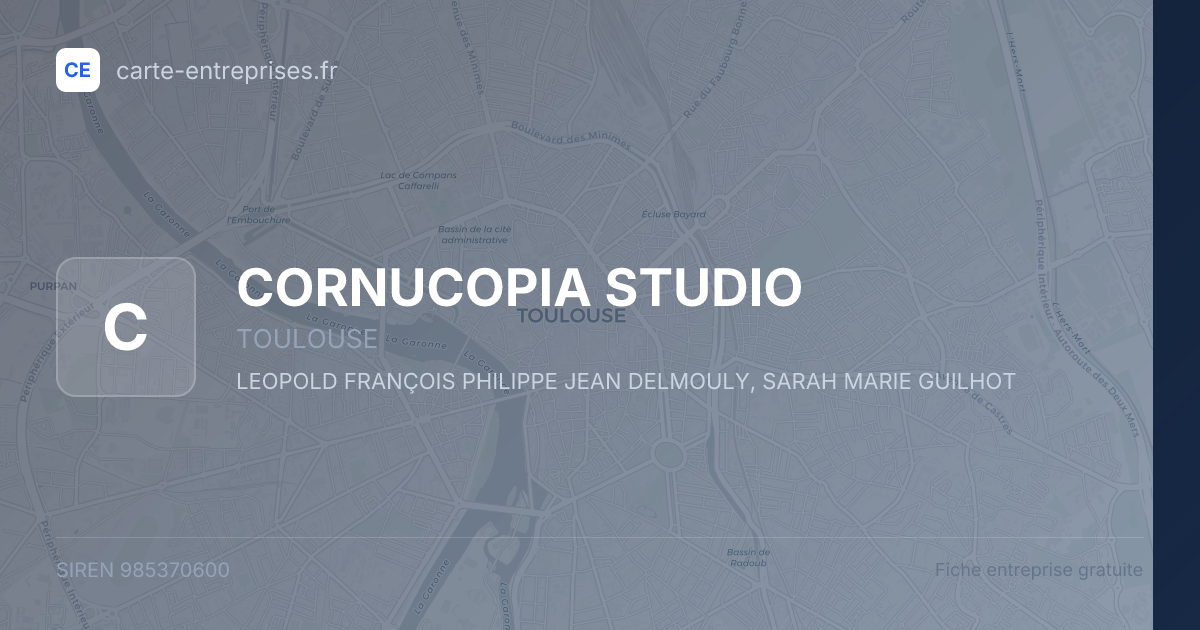 CORNUCOPIA STUDIO — 985370600 — fiche entreprise