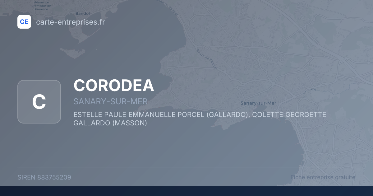 CORODEA — 883755209 — fiche entreprise