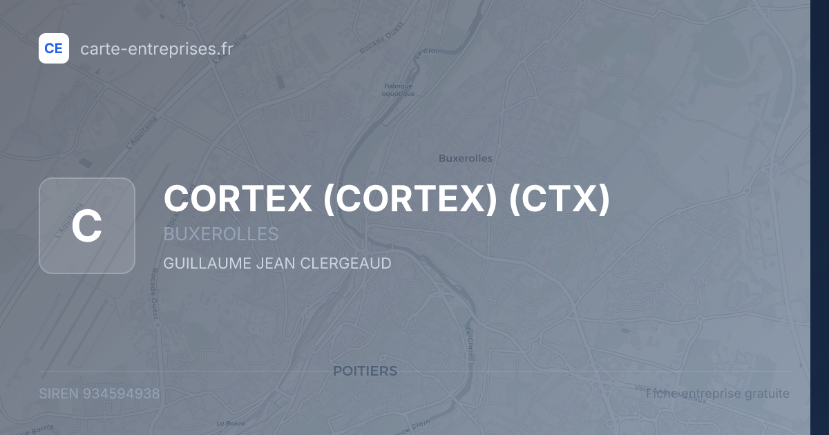 CORTEX (CORTEX) (CTX) — 934594938 — fiche entreprise