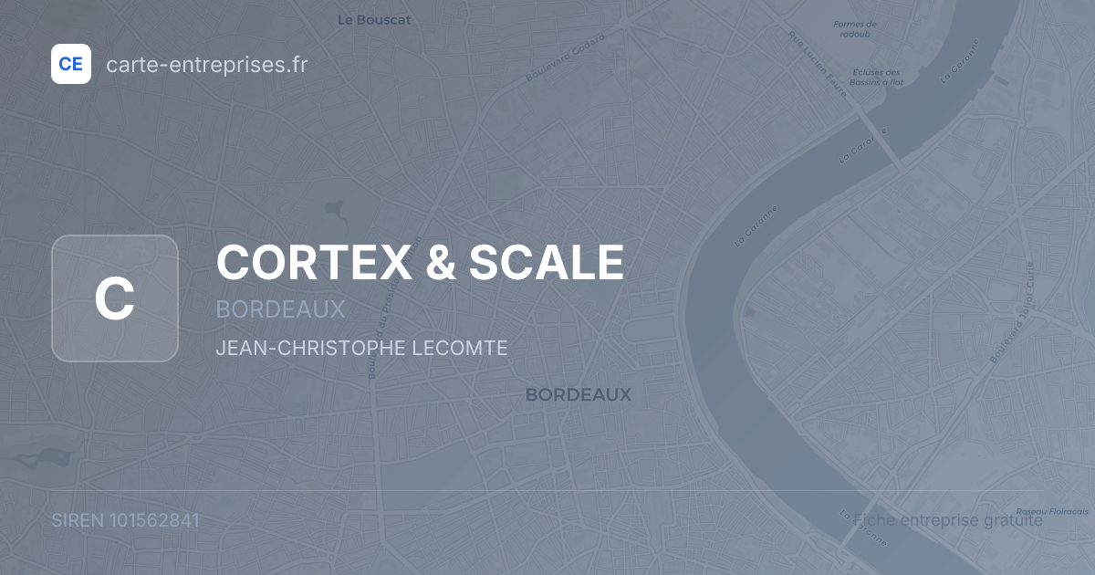 CORTEX & SCALE — 101562841 — fiche entreprise