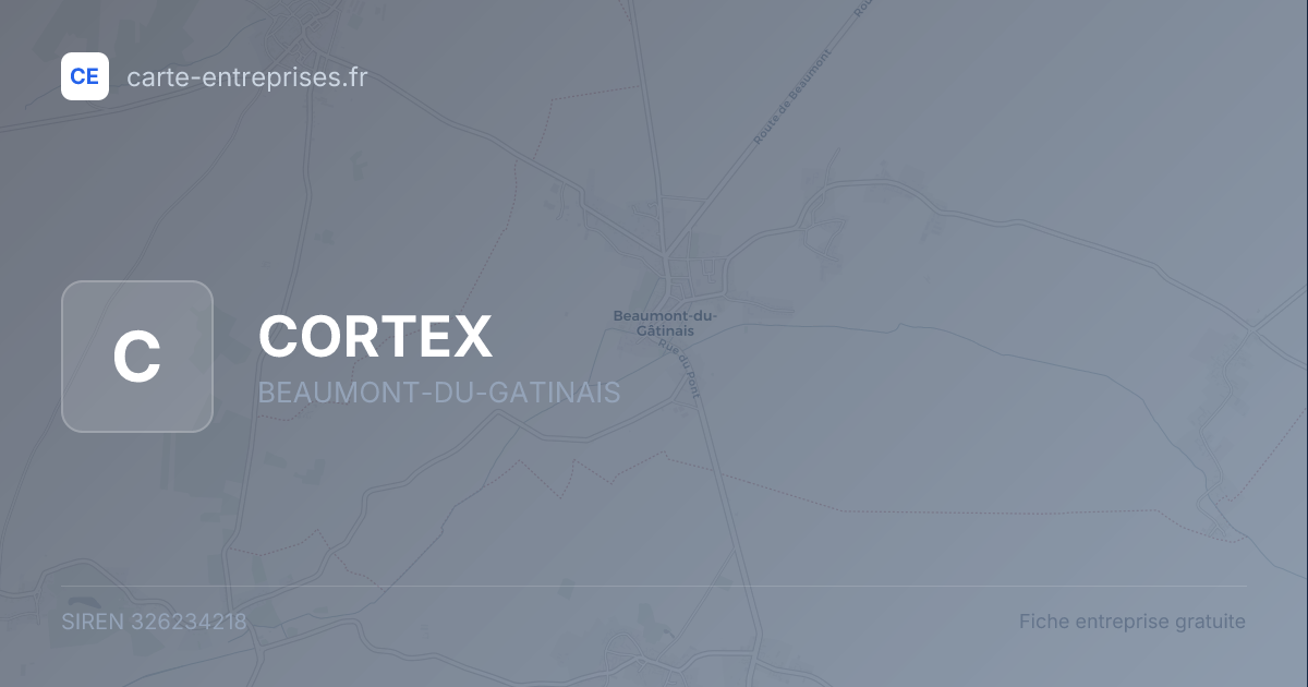 CORTEX — 326234218 — fiche entreprise