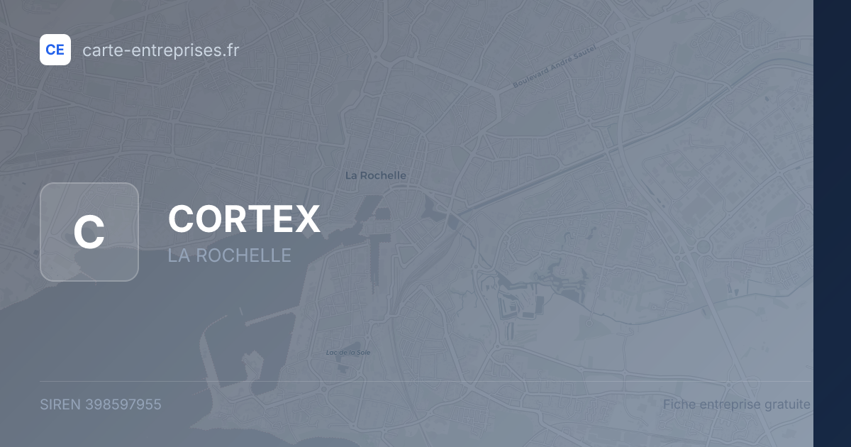 CORTEX — 398597955 — fiche entreprise