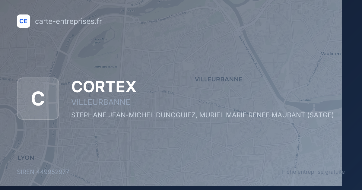 CORTEX — 449952977 — fiche entreprise