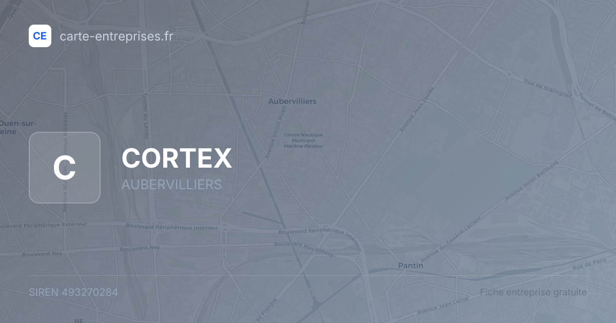 CORTEX — 493270284 — fiche entreprise