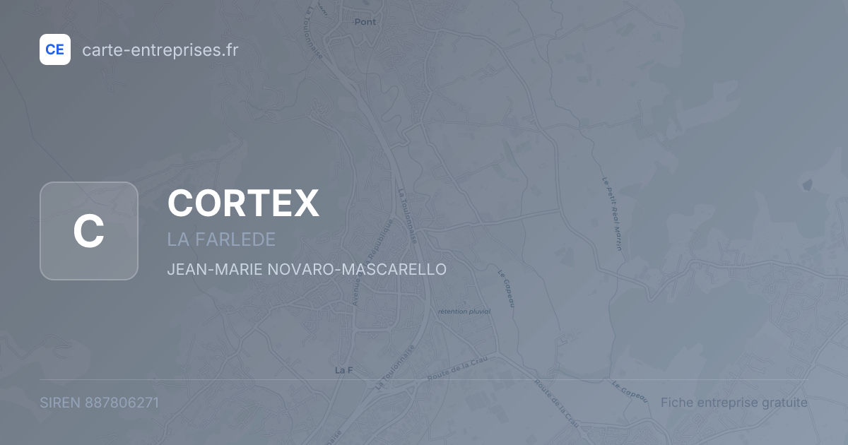 CORTEX — 887806271 — fiche entreprise