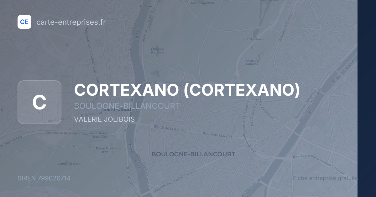 CORTEXANO — 799020714 — fiche entreprise
