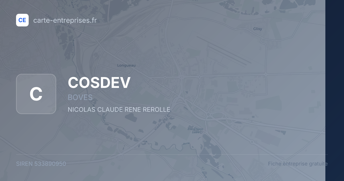 COSDEV — 533890950 — fiche entreprise