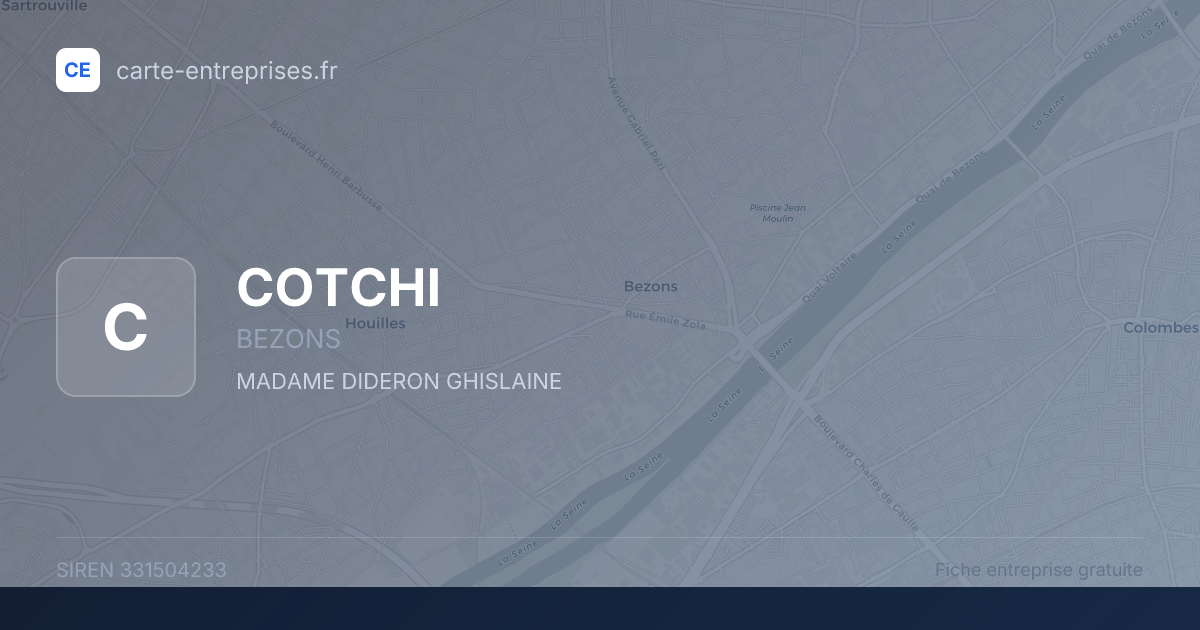 COTCHI — 331504233 — fiche entreprise