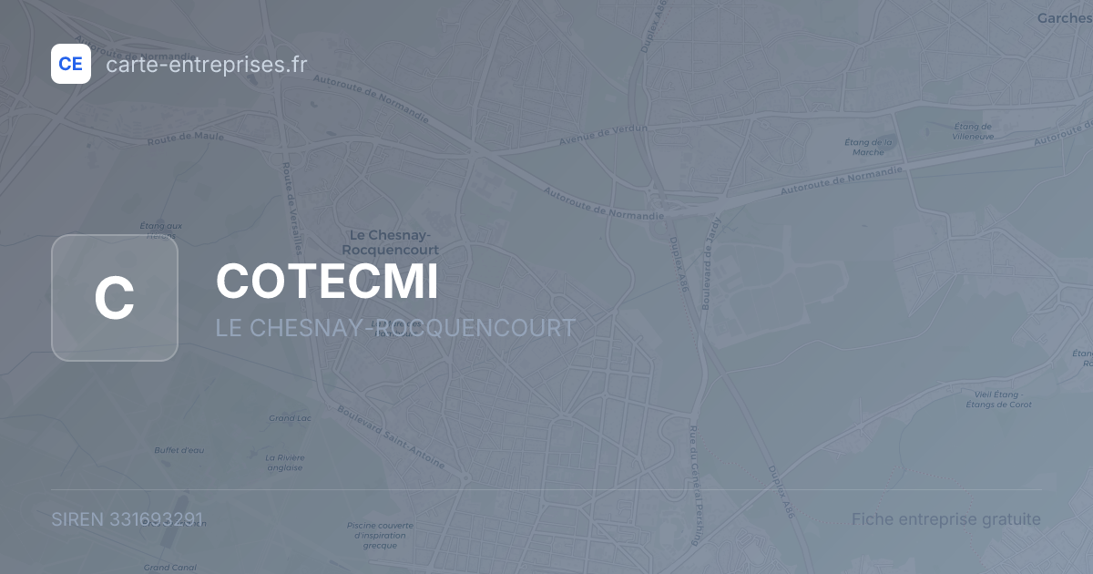 COTECMI — 331693291 — fiche entreprise