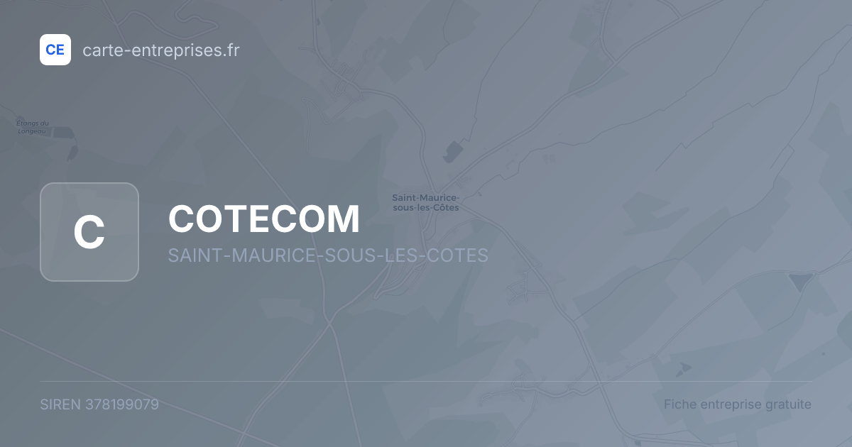 COTECOM — 378199079 — fiche entreprise