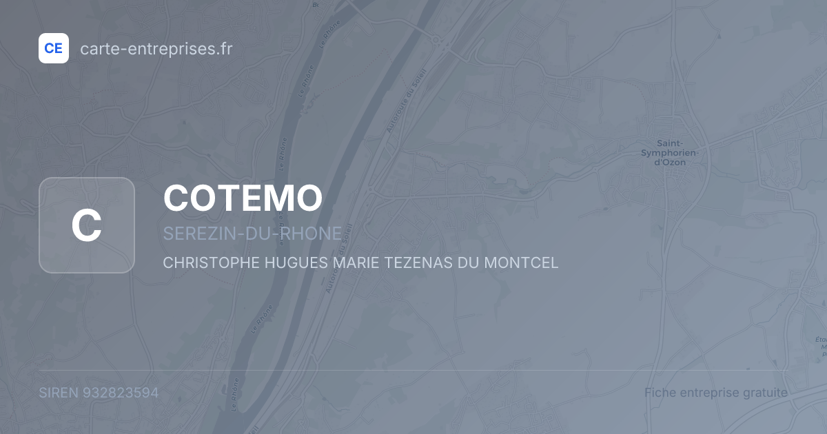 COTEMO — 932823594 — fiche entreprise