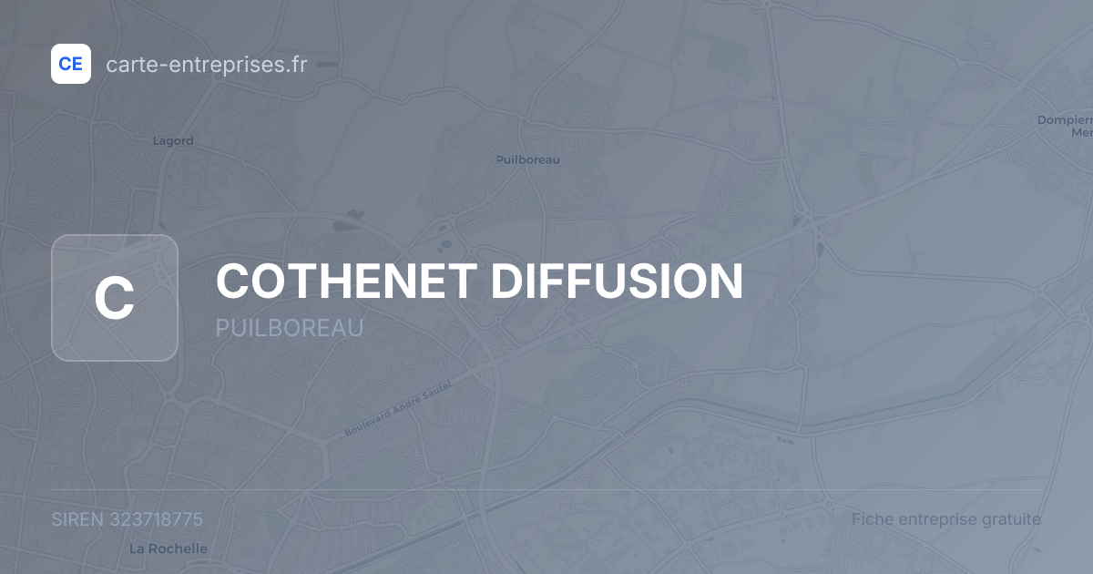 COTHENET DIFFUSION — 323718775 — fiche entreprise