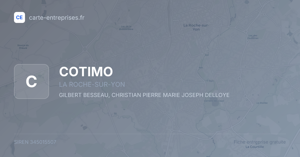 COTIMO — 345015507 — fiche entreprise