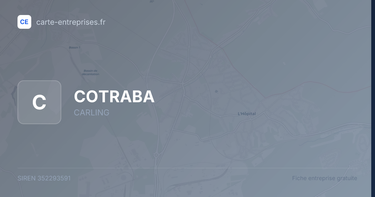 COTRABA — 352293591 — fiche entreprise