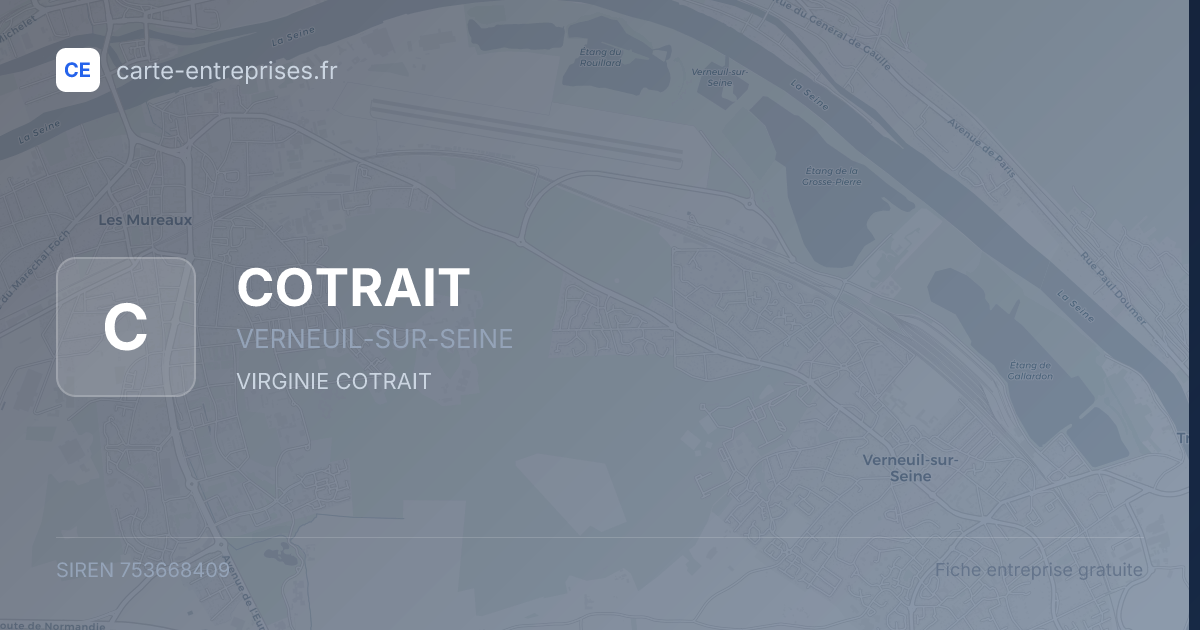 COTRAIT — 753668409 — fiche entreprise