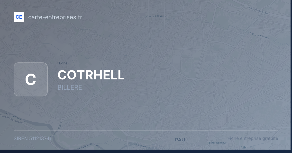 COTRHELL — 511213746 — fiche entreprise
