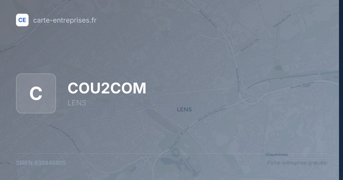 COU2COM — 839846805 — fiche entreprise
