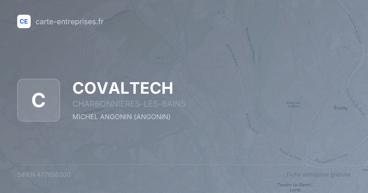COVALTECH — 477656300 — fiche entreprise