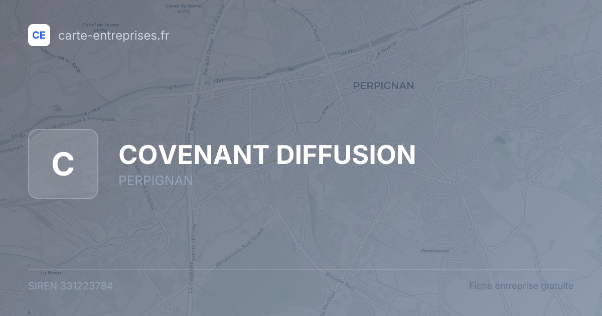 COVENANT DIFFUSION — 331223784 — fiche entreprise