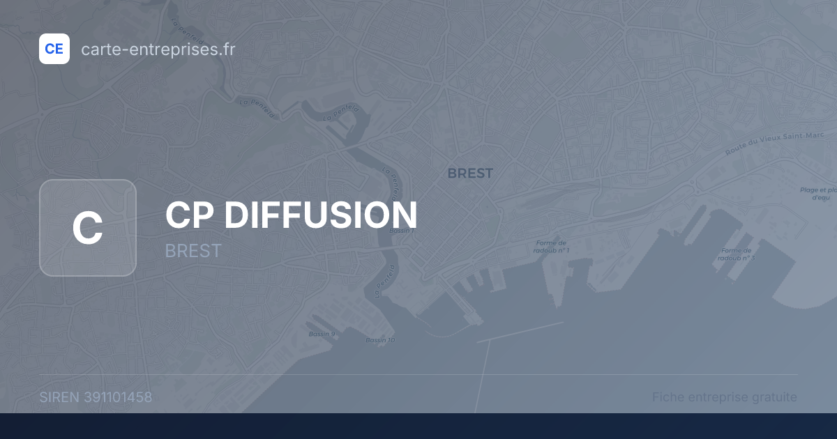 CP DIFFUSION — 391101458 — fiche entreprise