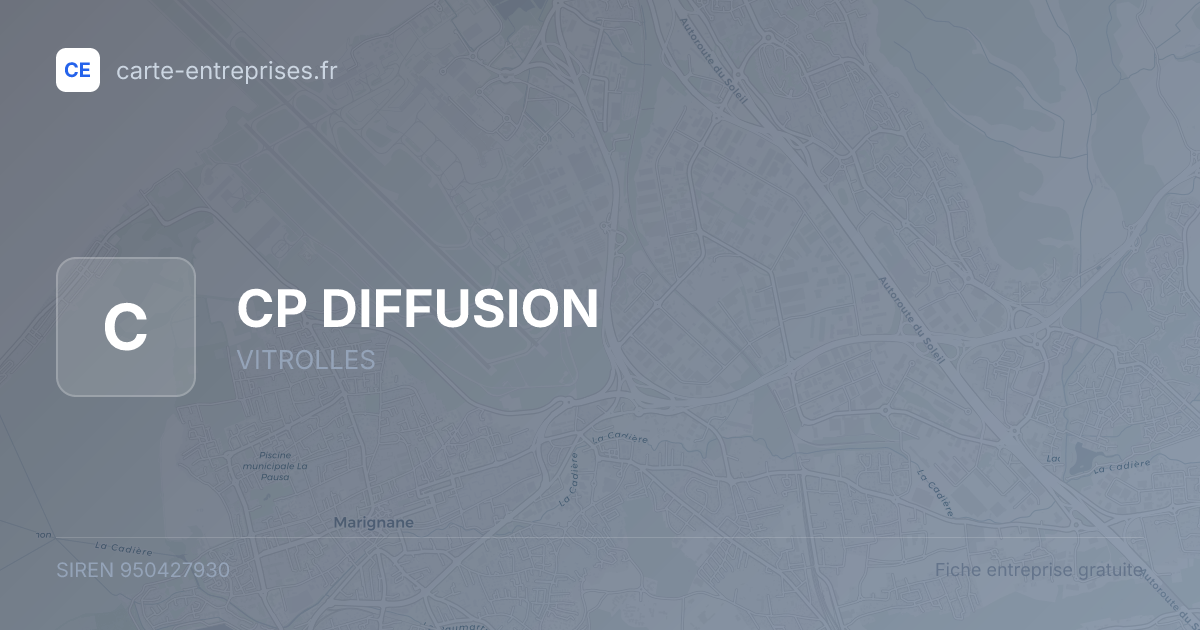 CP DIFFUSION — 950427930 — fiche entreprise