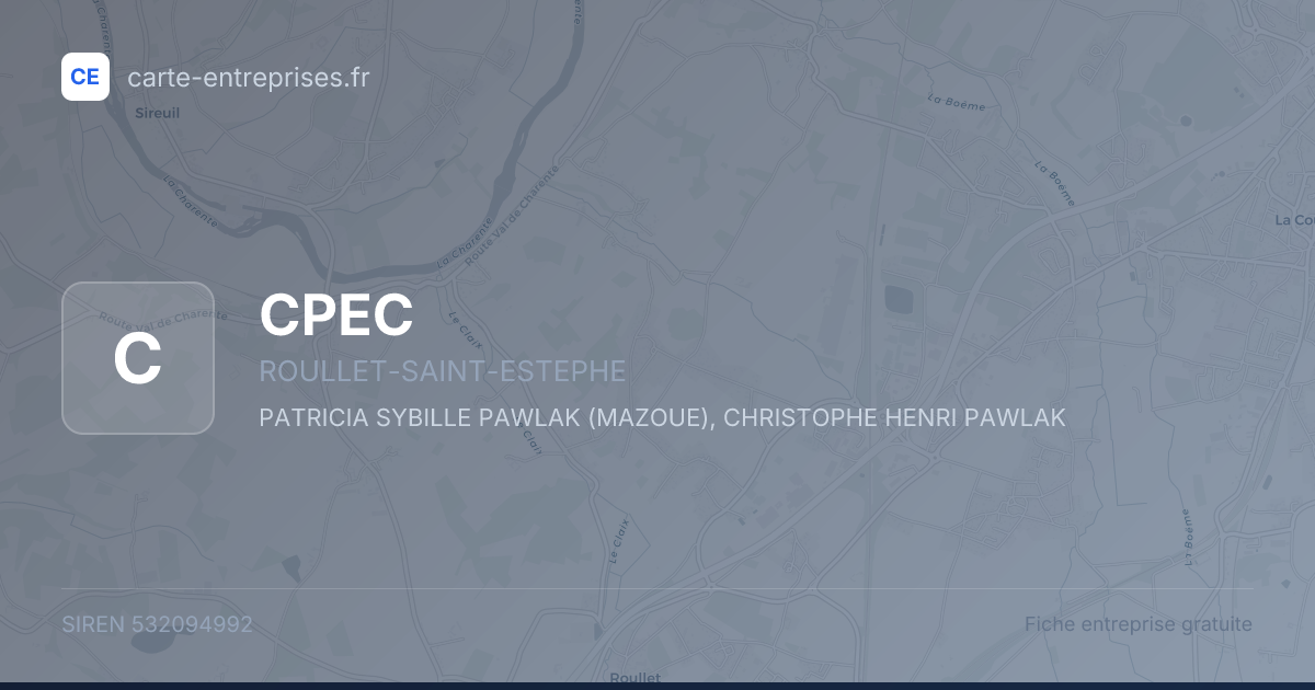 CPEC — 532094992 — fiche entreprise