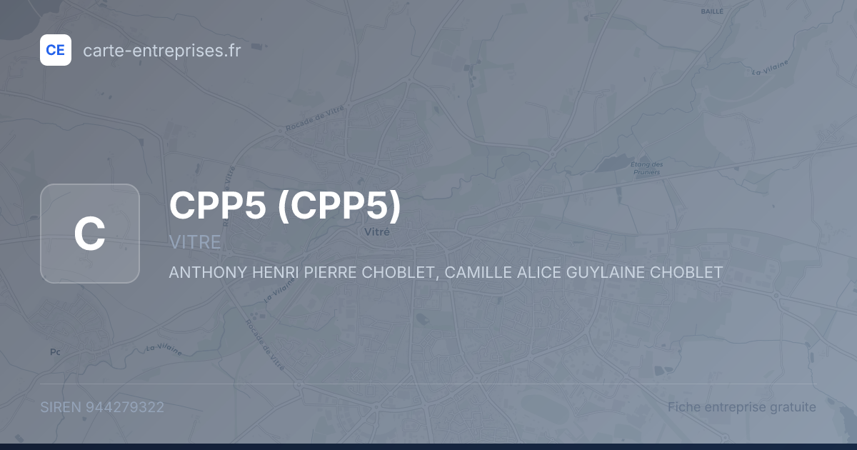 CPP5 — 944279322 — fiche entreprise