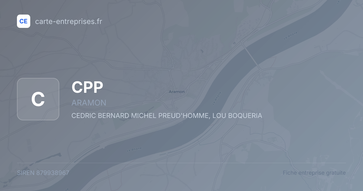 CPP — 879938967 — fiche entreprise