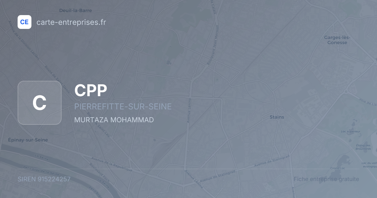 CPP — 915224257 — fiche entreprise