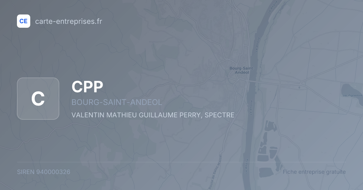 CPP — 940000326 — fiche entreprise
