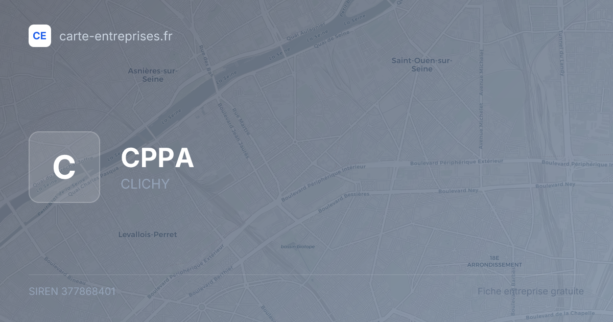 CPPA — 377868401 — fiche entreprise