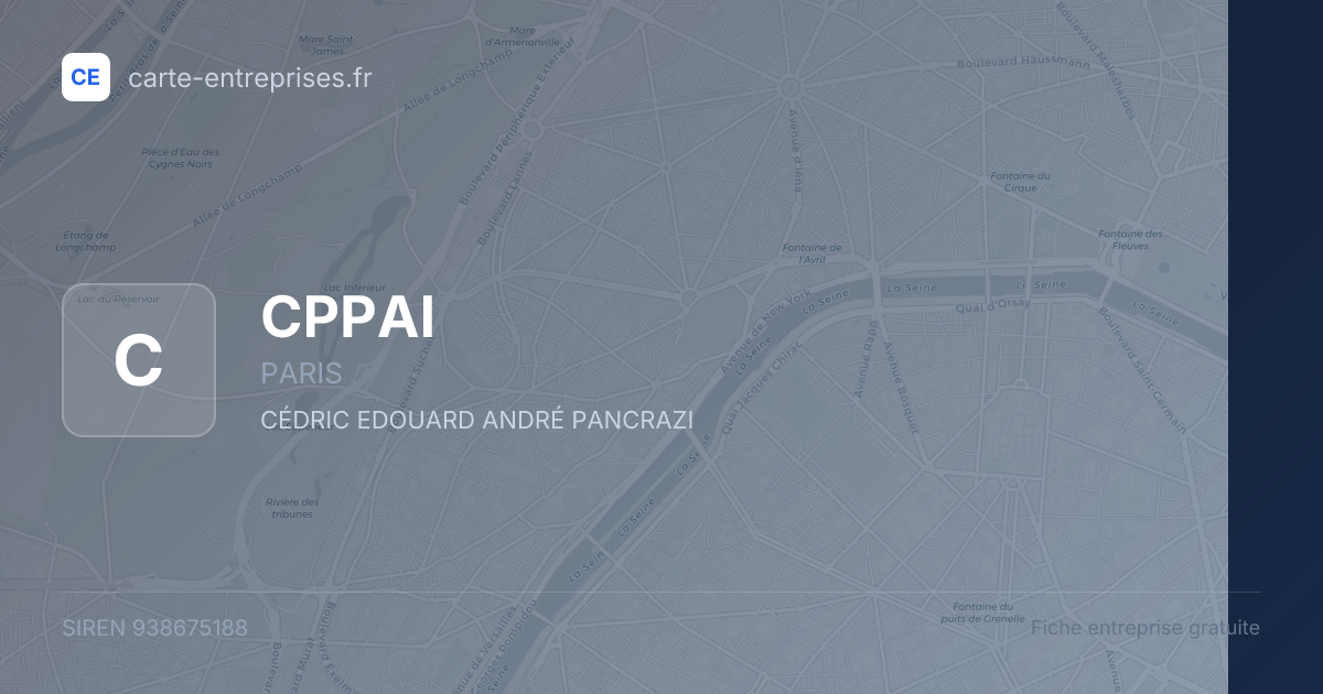 CPPAI — 938675188 — fiche entreprise