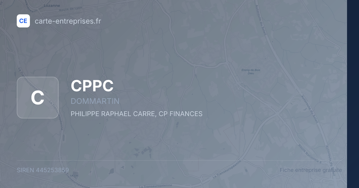 CPPC — 445253859 — fiche entreprise