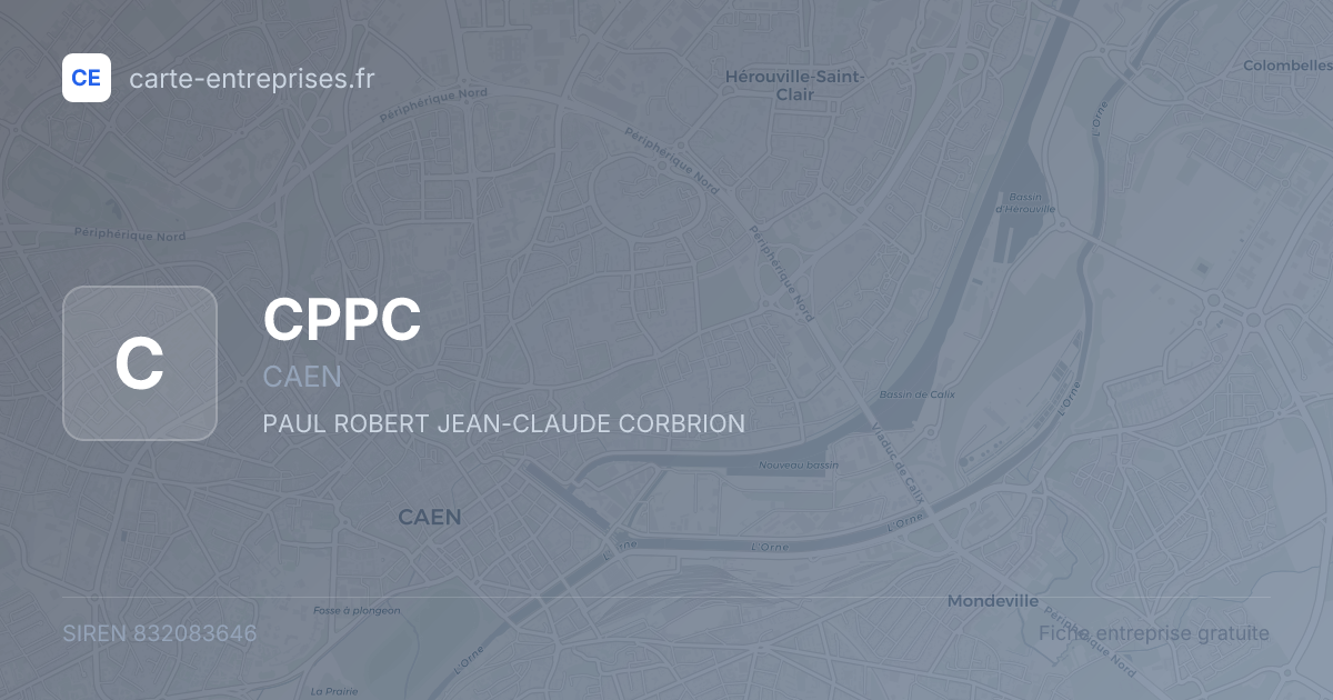 CPPC — 832083646 — fiche entreprise
