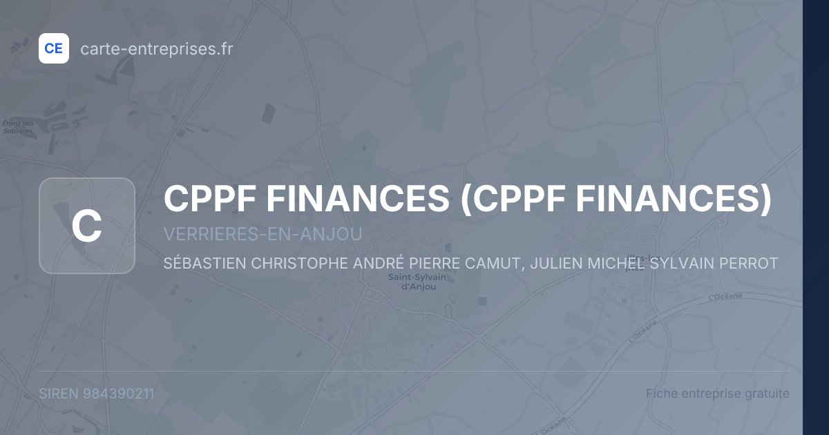 CPPF FINANCES — 984390211 — fiche entreprise