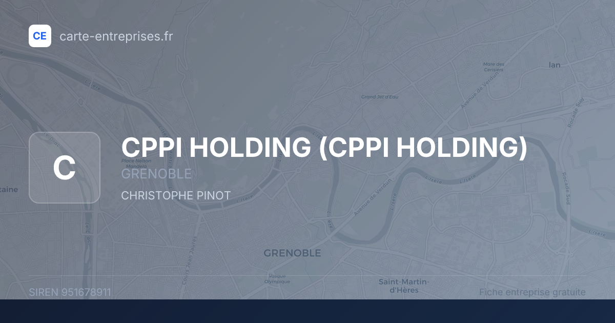 CPPI HOLDING — 951678911 — fiche entreprise